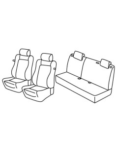 FOD.SUPERIOR NERO/BLU SU ORD. OPEL CORSA 3P 06 in poi 14