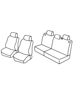 FOD.SUPERIOR NERO/BLU SU ORD. PEUGEOT 206 98 in poi 09