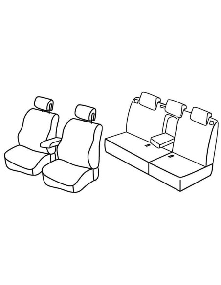 FOD.SUPERIOR NERO/BLU SU ORD. RENAULT MEGANE II 5P