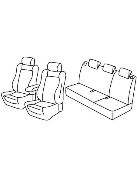 FOD.SUPERIOR BEIGE SU ORD. RENAULT CLIO III 5P 05 in poi