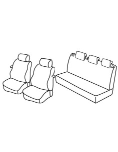 FOD.SUPERIOR NERO/BLU SU ORD. SEAT IBIZA SC 3P 08 in poi