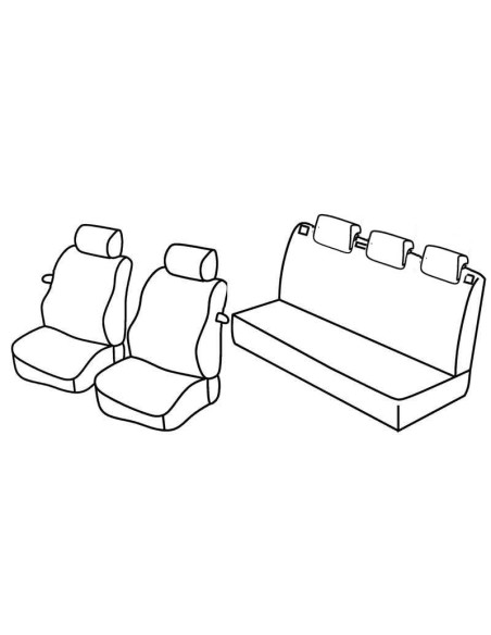 FOD.SUPERIOR NERO/BLU SU ORD. SEAT IBIZA SC 3P 08 in poi