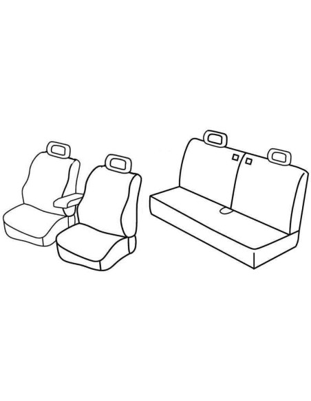 FOD.SUPERIOR NERO/BLU SU ORD. SUZUKI JIMNY 3P 98 in poi