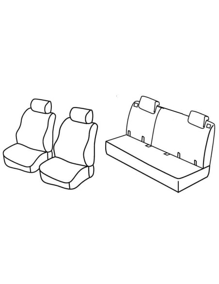 FOD.SUPERIOR NERO/BLU SU ORD. SUZUKI SWIFT 3P 10 in poi