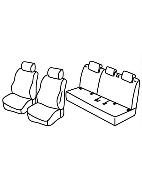 FOD.SUPERIOR NERO/BLU SU ORD. SUZUKI CELERIO 14 in poi