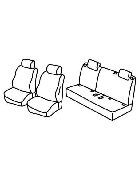 FOD.SUPERIOR NERO/BLU SU ORD. SUZUKI SWIFT 5P 17 in poi