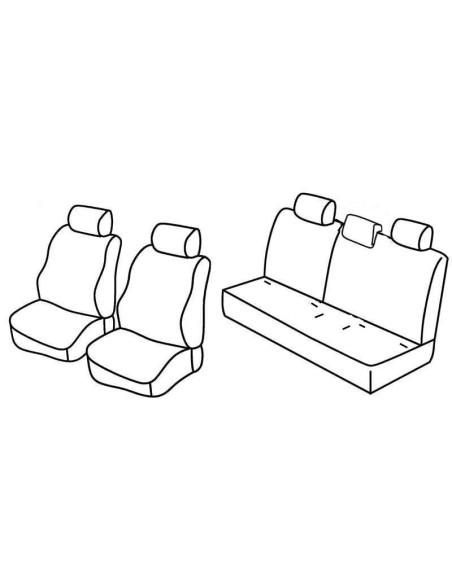 FOD.SUPERIOR NERO/BLU SU ORD. TOYOTA YARIS 99 in poi 05