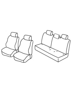 FOD.SUPERIOR NER/GRIG SU ORD. TOYOTA YARIS 99 in poi 05