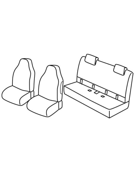 FOD.SUPERIOR GRIG/NER SU ORD. TOYOTA AYGO 14 in poi