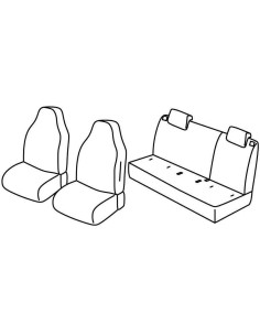 FOD.SUPERIOR NERO/BLU SU ORD. SEAT MI/SKODA CITIGO