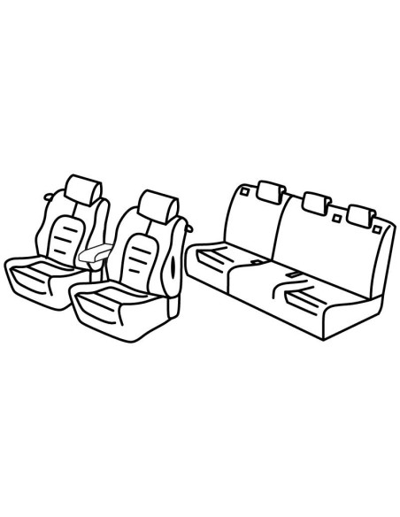 FOD.SUPERIOR NER/GRIG ALFA ROMEO MITO 08 in poi