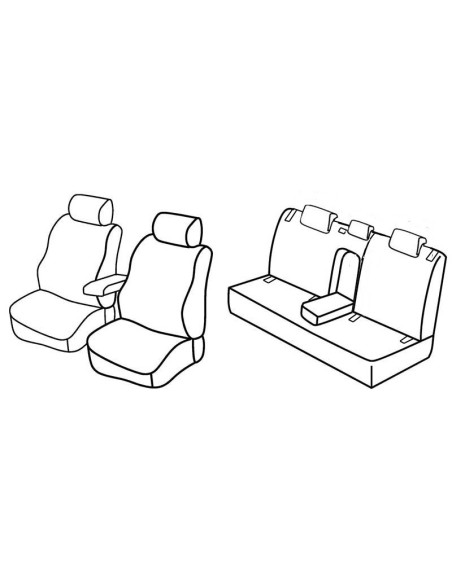 FOD.SUPERIOR NERO/BLU SU ORD. AUDI A3 SPORTBACK 5P