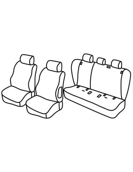 FOD.SUPERIOR BEIGE SU ORD. BMW SERIE 1 5P 04 in poi 11