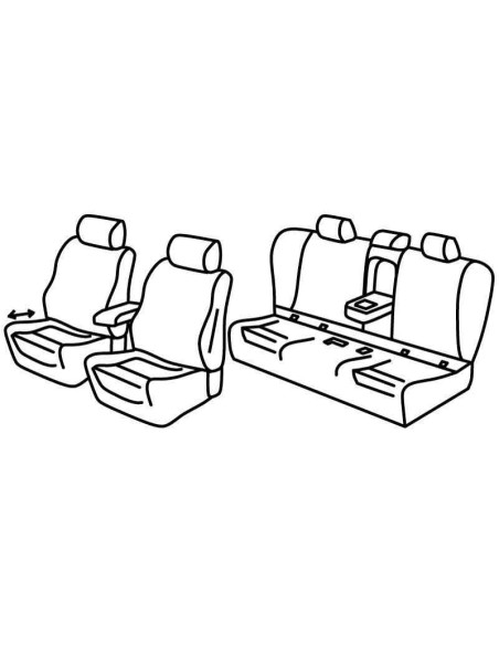 FOD.SUPERIOR GRIG/NER SU ORD. BMW SERIE 3 4P 12 in poi