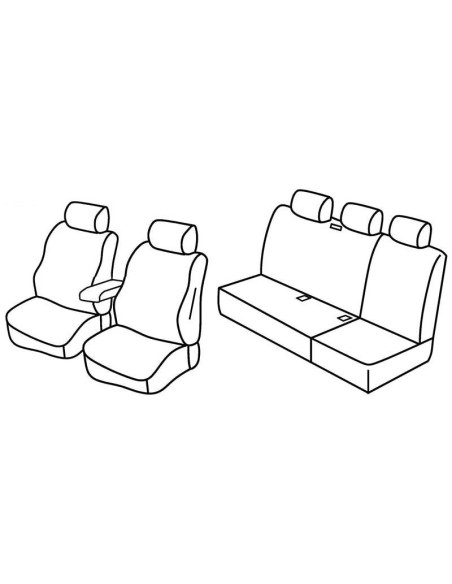 FOD.SUPERIOR GRIG/NER SU ORD. FIAT DOBL 5P 00 in poi 09