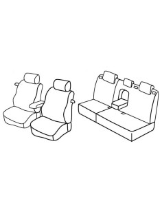 FOD.SUPERIOR NERO/BLU SU ORD. FORD FOCUS 3P 05 in poi 11