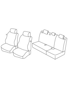 FOD.SUPERIOR NERO/BLU SU ORD. HYUNDAI I30 3P 13 in poi