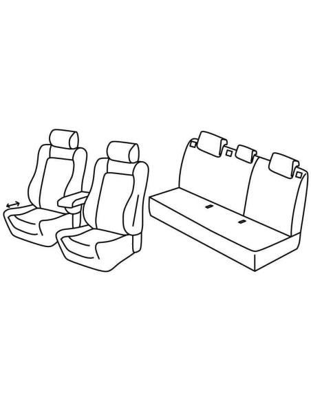 FOD.SUPERIOR NERO/BLU SU ORD. OPEL ASTRA J 5P 10 in poi 1