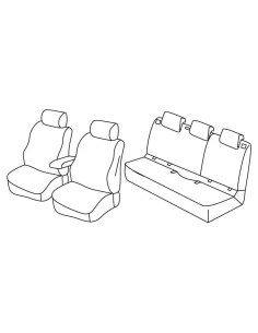 FOD.SUPERIOR NERO/BLU SU ORD. OPEL ASTRA K 5P 15 in poi