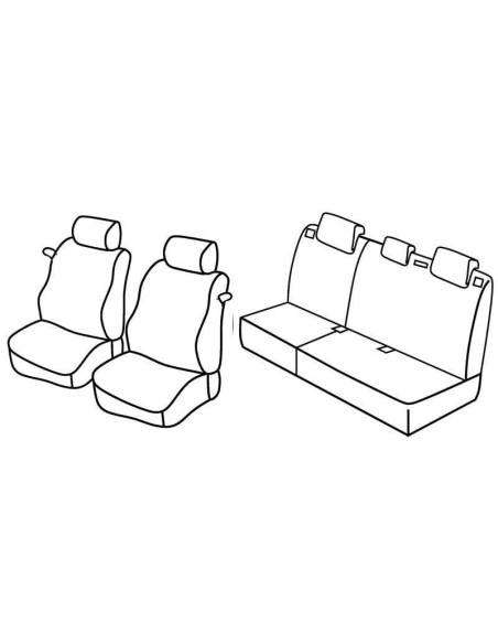 FOD.SUPERIOR GRIG/NER SU ORD. PEUGEOT 207/207+ 3P