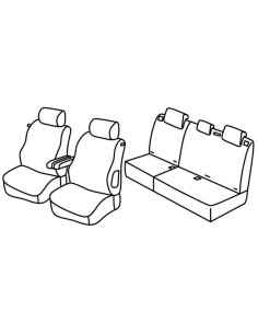 FOD.SUPERIOR BEIGE SU ORD. PEUGEOT 307 3P 01 in poi 07