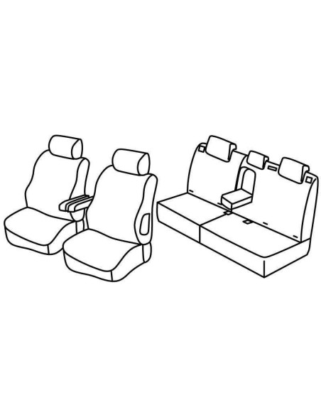 FOD.SUPERIOR BEIGE SU ORD. PEUGEOT 307 5P 01 in poi 07