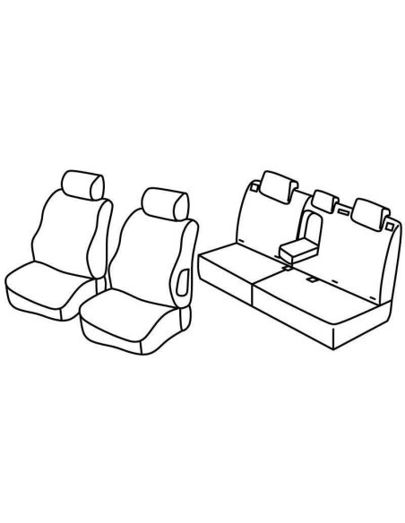 FOD.SUPERIOR GRIG/NER SU ORD. PEUGEOT 307 3P 01 in poi 07