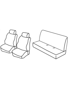 FOD.SUPERIOR NERO/BLU SU ORD. RENAULT KANGOO 5P 97