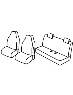 FOD.SUPERIOR NERO/BLU SU ORD. RENAULT ZOE 13 in poi