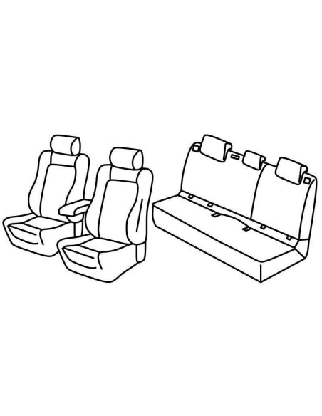 FOD.SUPERIOR BEIGE SU ORD. SEAT LEON 5P 13 in poi