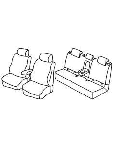 FOD.SUPERIOR BEIGE SU ORD. SEAT LEON 5P 13 in poi