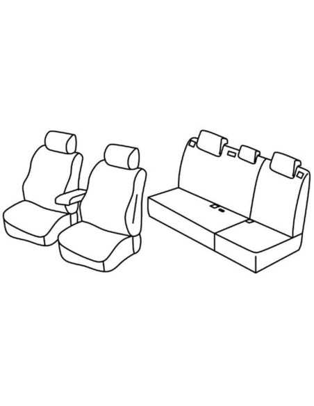 FOD.SUPERIOR BEIGE SU ORD. TOYOTA AURIS 5P 07 in poi 12