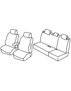 FOD.SUPERIOR GRIG/NER SU ORD. TOYOTA AURIS 5P 07 in poi 1