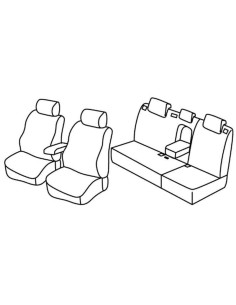 FOD.SUPERIOR BEIGE SU ORD. TOYOTA AURIS 5P 07 in poi 12