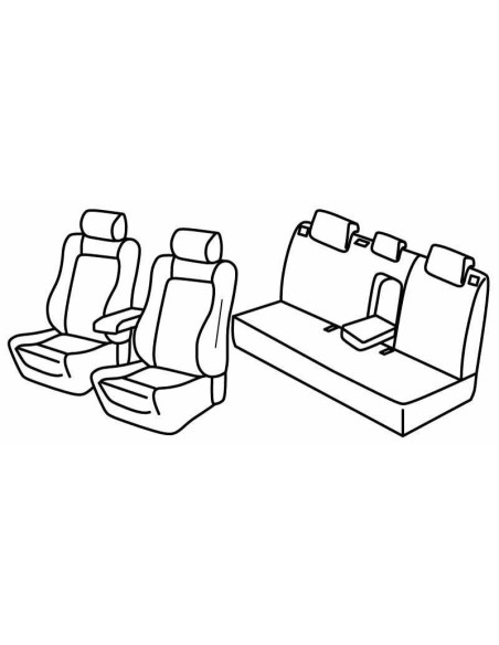 FOD.SUPERIOR GRIG/NER SU ORD. TOYOTA AURIS 5P 12 in poi