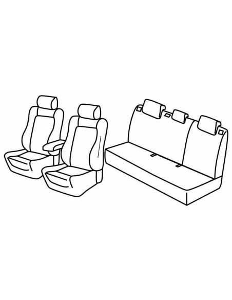 FOD.SUPERIOR GRIG/NER SU ORD. TOYOTA AURIS 5P 12 in poi