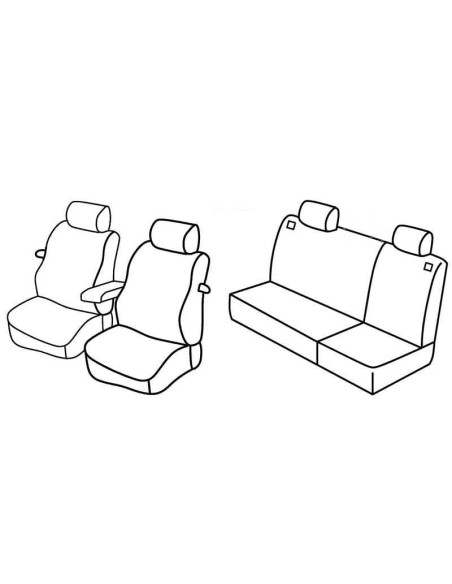 FOD.SUPERIOR NERO/BLU SU ORD. VW GOLF IV 3P 97 in poi 03