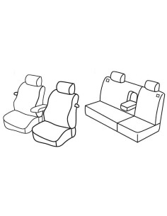 FOD.SUPERIOR NERO/BLU SU ORD. VW GOLF IV 3P 97 in poi 03