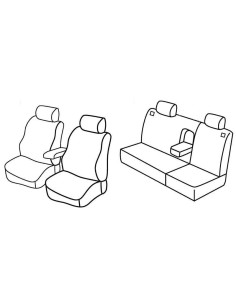 FOD.SUPERIOR GRIG/NER SU ORD. VW GOLF IV 5P 97 in poi 03