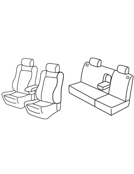 FOD.SUPERIOR GRIG/NER SU ORD. VW GOLF IV 5P 97 in poi 03