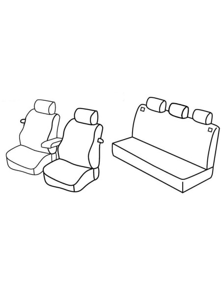 FOD.SUPERIOR NERO/BLU SU ORD. VW GOLF IV 3P 97 in poi 03