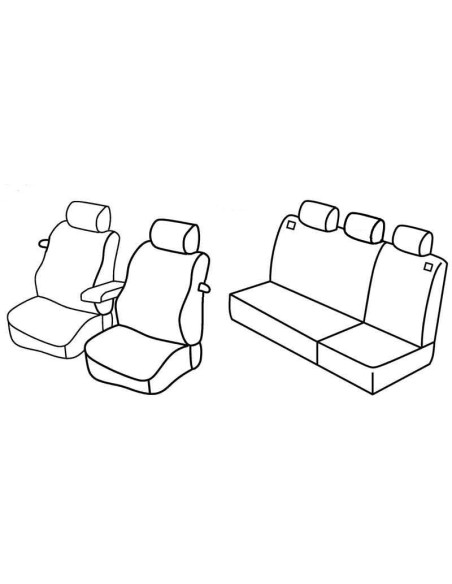 FOD.SUPERIOR NERO/BLU SU ORD. VW GOLF IV 3P 97 in poi 03