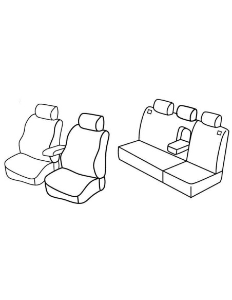 FOD.SUPERIOR NERO/BLU SU ORD. VW GOLF IV 5P 97 in poi 03