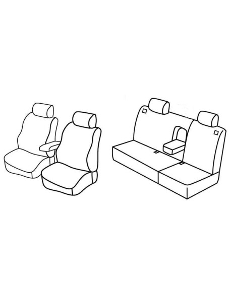 FOD.SUPERIOR GRIG/NER SU ORD. VW GOLF IV SW 99 in poi 06