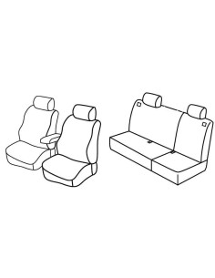 FOD.SUPERIOR NER/GRIG SU ORD. VW GOLF IV SW 99 in poi 06