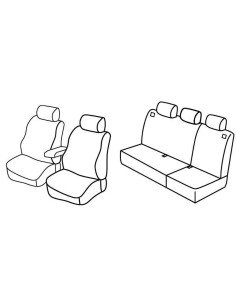 FOD.SUPERIOR NER/GRIG SU ORD. VW GOLF IV SW 99 in poi 06