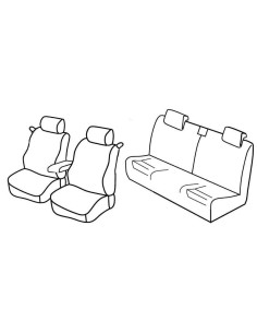 FOD.SUPERIOR NER/GRIG SU ORD. VW MAGGIOLINO 11 in poi