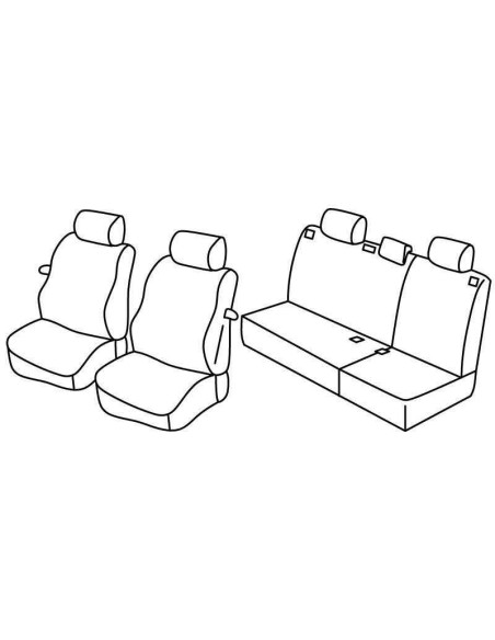 FOD.SUPERIOR GRIG/NER SU ORD. VW POLO 3P 01 in poi 09
