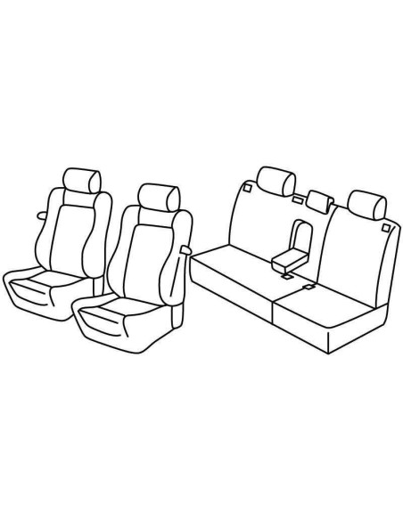 FOD.SUPERIOR GRIG/NER SU ORD. VW POLO 3P 01 in poi 09