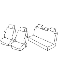 FOD.SUPERIOR NERO/BLU SU ORD. VW POLO 3P 01 in poi 09